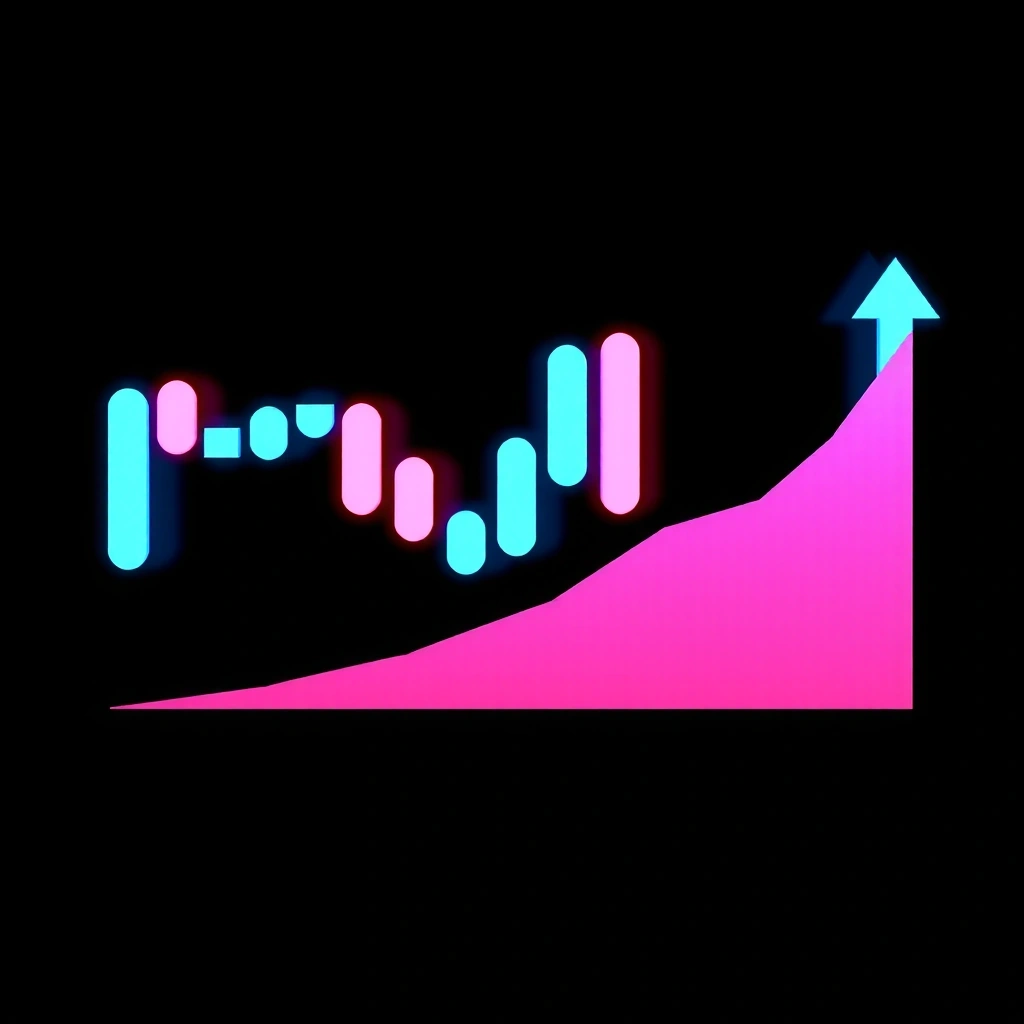 Candlestick chart visualization